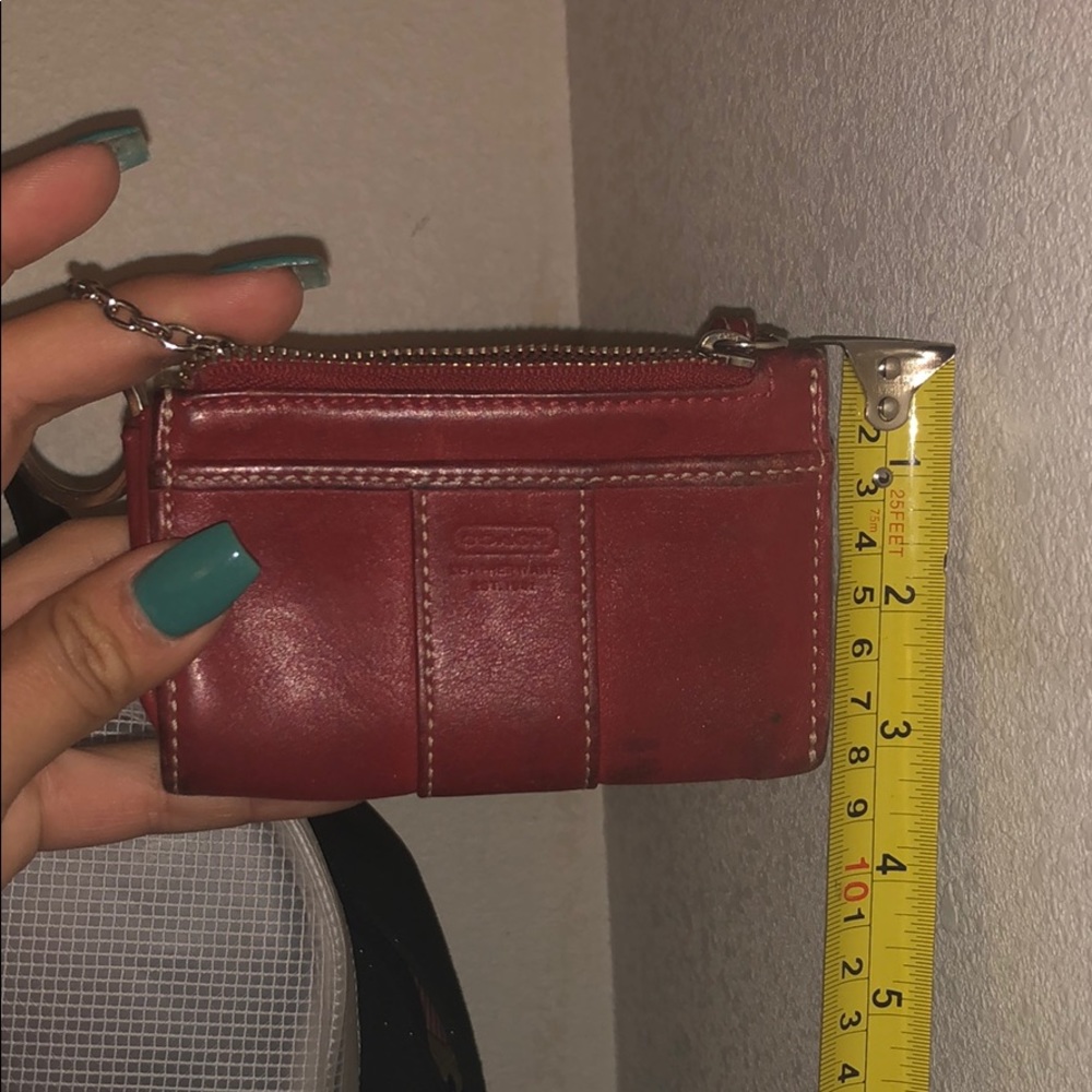 Coach money pouch
